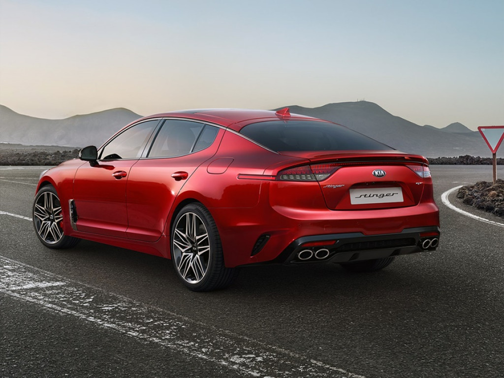 Kia stinger red