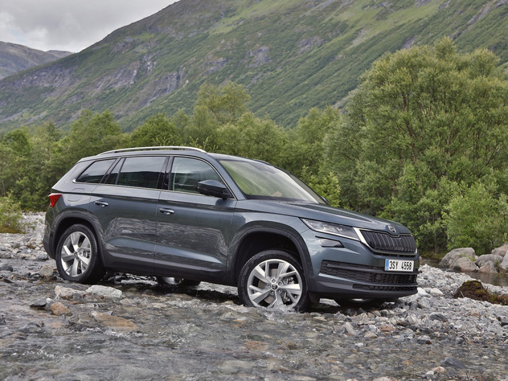 Skoda kodiaq green